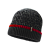 Шапка водонепроницаемая Dexshell Cuffed Beanie, DH353RED черная с красной полоской, размер S/M, DH353REDSM